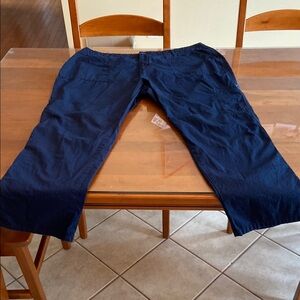 Liz Claiborne Navy Straight Leg Pants